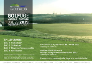 Aabenraa Golfuge 2019 - 18. juli @ Aabenraa Golfklub | Aabenraa | Danmark